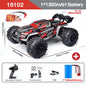 1:16 70KM/H or 50KM/H 4WD RC Car with LED Remote Control Cars High Speed Drift Monster Truck for Kids Vs Wltoys 144001 Toys