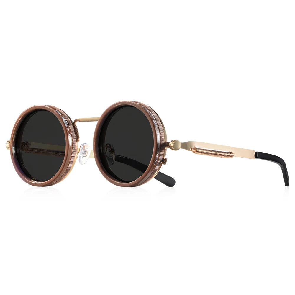 Polarized Round Sunglasses – UV400 Protection for Men & Women