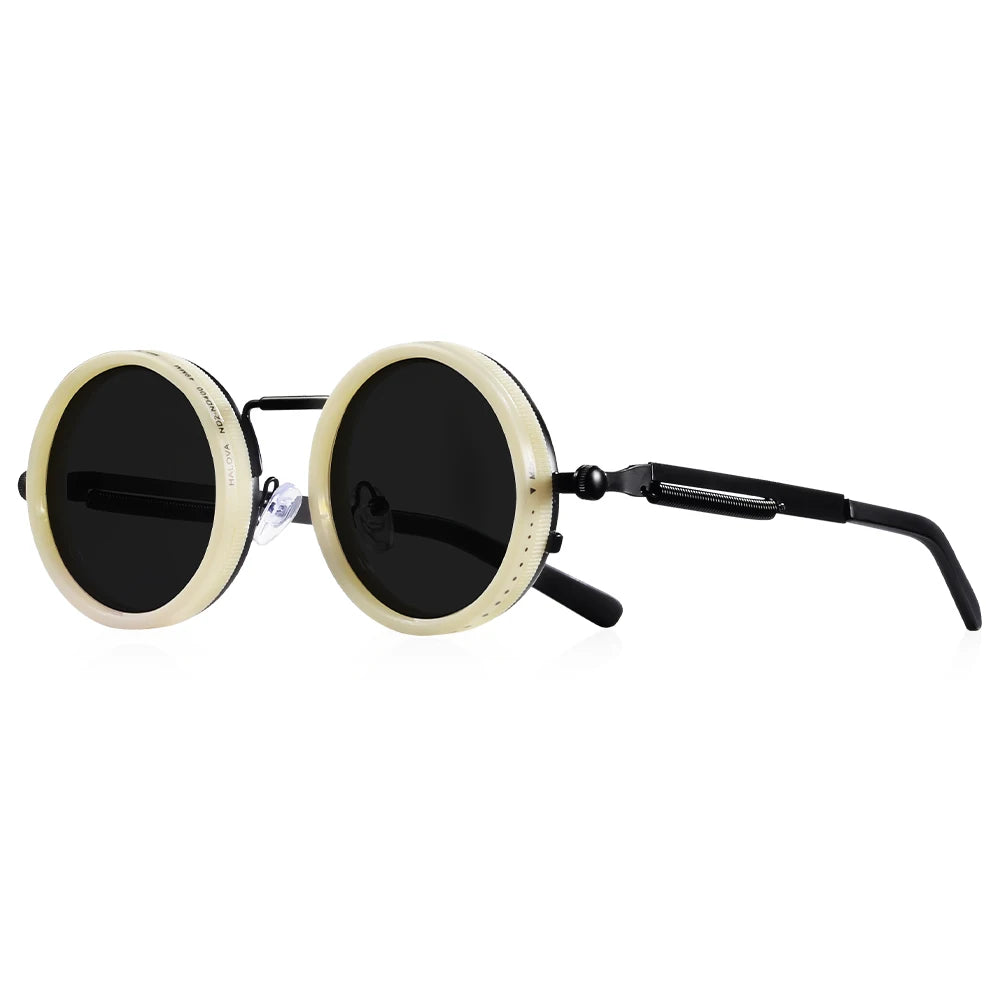 Polarized Round Sunglasses – UV400 Protection for Men & Women