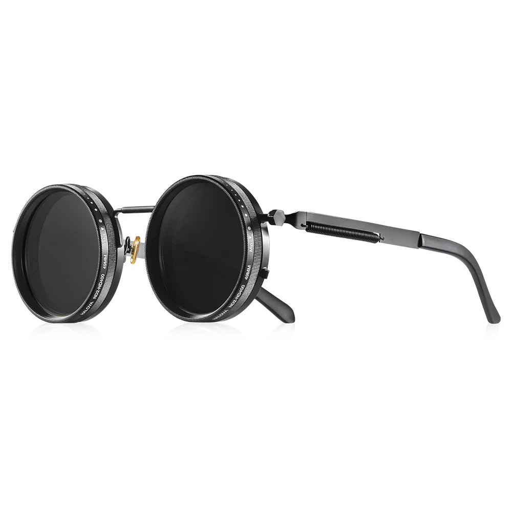 Polarized Round Sunglasses – UV400 Protection for Men & Women
